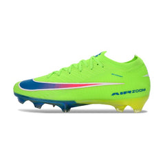 Nike Air Zoom Mercurial Vapor 16 Elite Light Green and Blue Firm Ground FG Football Boot