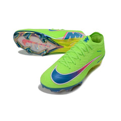 Nike Air Zoom Mercurial Vapor 16 Elite Light Green and Blue Firm Ground FG Football Boot