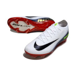 Nike Air Zoom Mercurial Vapor 16 Elite White Red and Blue Firm Ground FG Football Boot