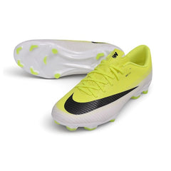 Nike Air Zoom Mercurial Vapor 17 Academy White and Green Firm Ground FG Football Boot