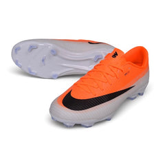 Nike Air Zoom Mercurial Vapor 17 Academy White and Orange Firm Ground FG Football Boot