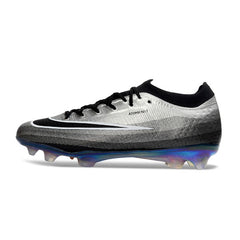 Nike Air Zoom Mercurial Vapor 17 Atomknit Elite Black and Silver Firm Ground FG Football Boot