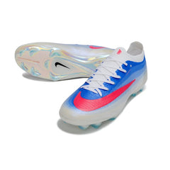 Nike Air Zoom Mercurial Vapor 17 Atomknit Elite Blue and White Firm Ground FG Football Boot