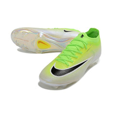 Nike Air Zoom Mercurial Vapor 17 Atomknit Elite Light Green, Black and White Firm Ground FG Football Boot