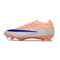 Nike Air Zoom Mercurial Vapor 17 Atomknit Elite Orange, Blue and White Firm Ground FG Football Boot