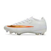 Nike Air Zoom Mercurial Vapor 17 Atomknit Elite White and Golden Firm Ground FG Football Boot