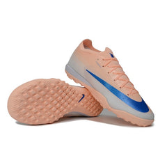 Nike Air Zoom Mercurial Vapor 17 Elite Beige and White Turf TF Kids Football Boot