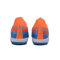 Nike Air Zoom Mercurial Vapor 17 Elite Blue and Orange Turf TF Kids Football Boot