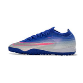 Nike Air Zoom Mercurial Vapor 17 Elite Blue and White Turf TF Kids Football Boot