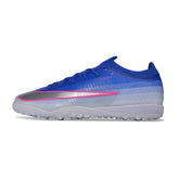 Nike Air Zoom Mercurial Vapor 17 Elite Blue and White Turf TF Kids Football Boot