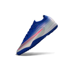 Nike Air Zoom Mercurial Vapor 17 Elite Blue and White Turf TF Kids Football Boot