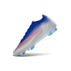 Nike Air Zoom Mercurial Vapor 17 Elite Blue, Pink and White Firm Ground FG Kids Football Boot