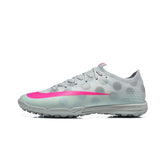 Nike Air Zoom Mercurial Vapor 17 Elite Gray and Pink Turf TF Kids Football Boot