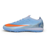 Nike Air Zoom Mercurial Vapor 17 Elite Light Blue and Silver Turf TF Kids Football Boot