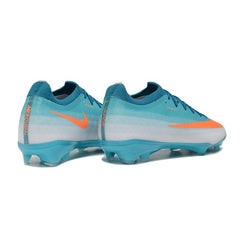 Nike Air Zoom Mercurial Vapor 17 Elite Light Blue and White Firm Ground FG Kids Football Boot