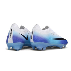Nike Air Zoom Mercurial Vapor 17 Elite White and Blue Firm Ground FG Football Boot