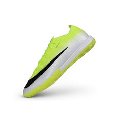 Nike Air Zoom Mercurial Vapor 17 Elite White and Fluorescent Green Turf TF Football Boot