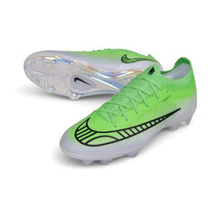 Nike Air Zoom Mercurial Vapor 17 Elite White and Green Firm Ground FG Football Boot