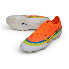 Nike Air Zoom Mercurial Vapor 17 Elite White and Orange Firm Ground FG Football Boot