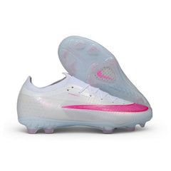 Nike Air Zoom Mercurial Vapor 17 Elite White and Pink Firm Ground FG Football Boot