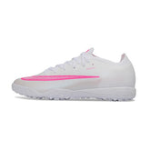 Nike Air Zoom Mercurial Vapor 17 Elite White and Pink Turf TF Kids Football Boot