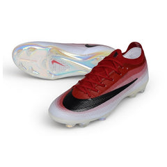 Nike Air Zoom Mercurial Vapor 17 Elite White and Red Firm Ground FG Football Boot