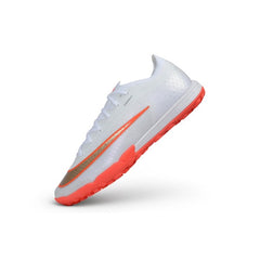 Nike Air Zoom Mercurial Vapor 17 Elite White and Red Turf TF Football Boot