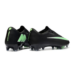 Nike Air Zoom Mercurial Vapor 17 Flyweave Elite Black and Green Firm Ground FG Football Boot