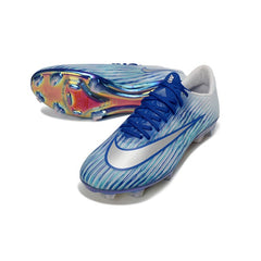 Nike Air Zoom Mercurial Vapor 17 Flyweave Elite Blue and White Firm Ground FG Football Boot
