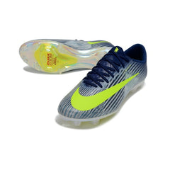 Nike Air Zoom Mercurial Vapor 17 Flyweave Elite Dark Blue, Yellow and White Firm Ground FG Football Boot