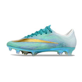 Nike Air Zoom Mercurial Vapor 17 Flyweave Elite Light Blue and White Firm Ground FG Football Boot