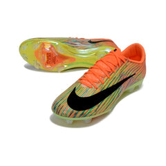 Nike Air Zoom Mercurial Vapor 17 Flyweave Elite Orange, Yellow and Black Firm Ground FG Football Boot