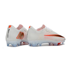 Nike Air Zoom Mercurial Vapor 17 Flyweave Elite White and Orange Firm Ground FG Football Boot