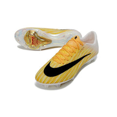 Nike Air Zoom Mercurial Vapor 17 Flyweave Elite Yellow and White Firm Ground FG Football Boot