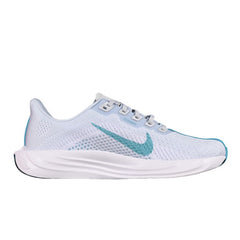 Nike Air Zoom Pegasus 35 White and Blue Running Shoes