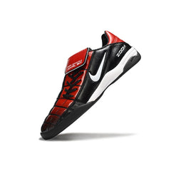 Nike Air Zoom Total 90 III Black and Red Indoor IC Football Boot