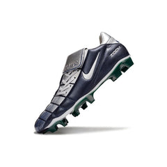 Nike Air Zoom Total 90 III Blue and Silver Firm Ground FG Football Boot