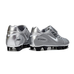 Nike Air Zoom Total 90 III Gray and Silver Firm Ground FG Football Boot