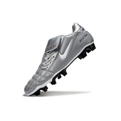 Nike Air Zoom Total 90 III Gray and Silver Firm Ground FG Football Boot