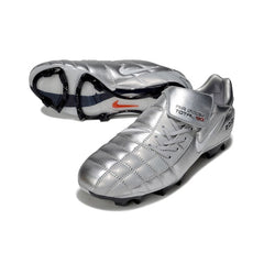 Nike Air Zoom Total 90 III Silver Firm Ground FG Football Boot