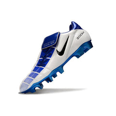 Nike Air Zoom Total 90 III White and Blue Firm Ground FG Football Boot