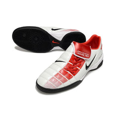 Nike Air Zoom Total 90 III White and Red Indoor IC Football Boot