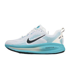 Nike Air Zoom Vomero 18 White and Light Blue Running Shoes