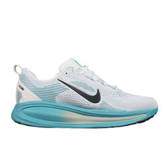 Nike Air Zoom Vomero 18 White and Light Blue Running Shoes
