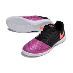 Nike Lunar Gato II Black and Purple Indoor IC Football Boot