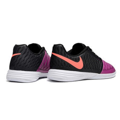 Nike Lunar Gato II Black and Purple Indoor IC Football Boot