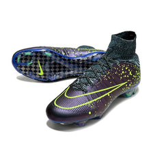 Nike Mercurial Superfly 4 Elite Purple and Green Firm Ground FG Football Boot