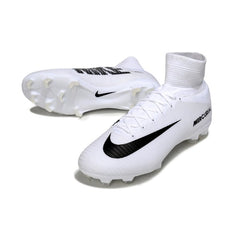 Nike Mercurial Superfly 5 Elite White and Black Firm Ground FG Football Boot