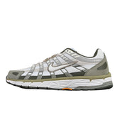 Nike P-6000 Gray and Green Running Shoes