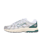 Nike P-6000 Gray and Green Running Shoes